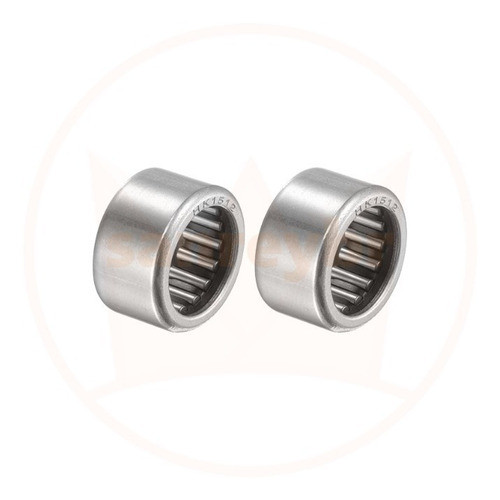 Kit 2 Rolamentos De Agulha Hk1512 (hk152112) Ø15xø21x12mm 0