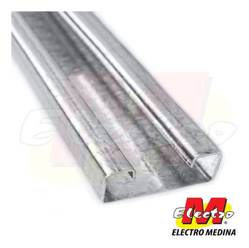 Riel Tipo Olmar 44x28  Tira 3 Metros  Zincado Electro Medina 0