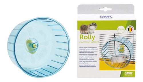 Rueda Ejercicio Hamster Rata Jerbo Silenciosa Importada 14cm 0