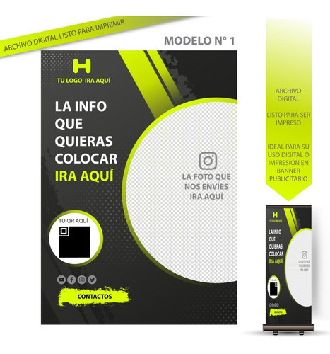 Tu Flyer Digital  Diseño De Banner 100% Personalizado Oferta 1