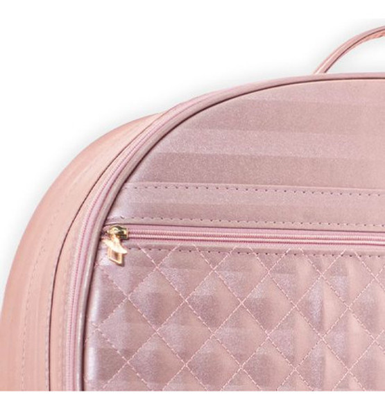 Mala Maternidade Matelassê Rose - Baby Bless 1 Mala Maternidade Matelassê Rose - Baby Bless 1