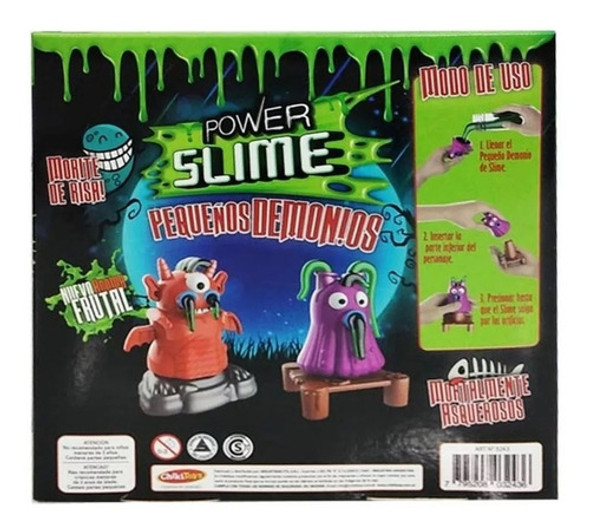 Juego De Slime Pequeños Demonios Con Monstruito Aroma Frutal 1 Juego De Slime Pequeños Demonios Con Monstruito Aroma Frutal 1