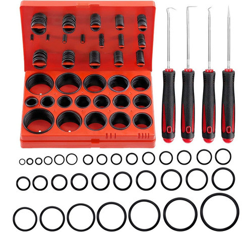 Kit Set Orings, Juntas Metricas De Goma -423 Pcs,32 Tamaños 0