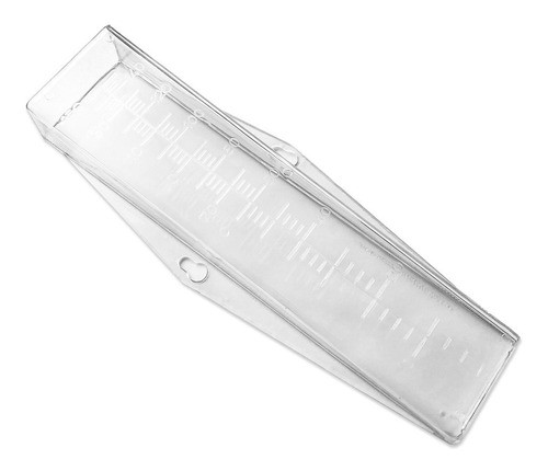 Pluviômetro Cunha Calcular Chuva 130mm Cristal - 10 Unidades 0
