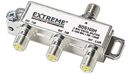 Divisor Triple De Señal Tv (3 Vías). 1