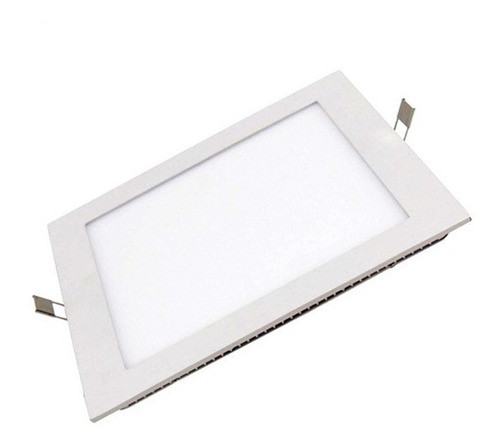 Artefacto Empotrable Leds 24 W Cuadrado Luz Dia 0