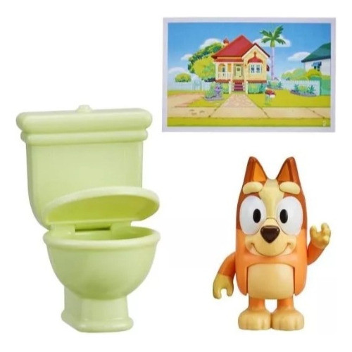 Bluey Figura Bingo + Inodoro Moose 1