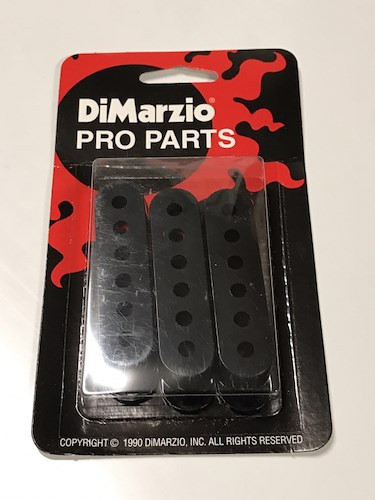 Dimarzio Dm2000bk (x3) - Vintage Cubre Micrófono Simple 0