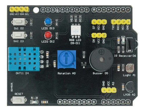 Placa De Sensor Multifunción 9 En 1,  Expansión Para Arduino 0