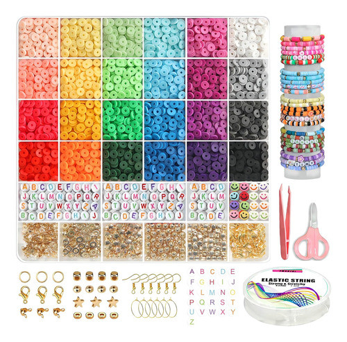 Kit De Pulseras Diy Con 24 Colores Para Niñas De 8-1 0