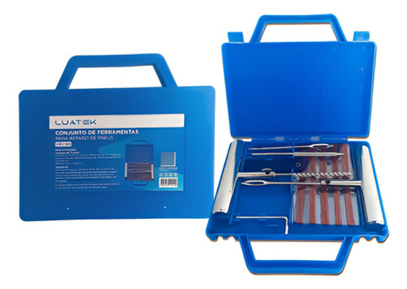 Kit Completo Reparo De Pneus  Bicicleta Moto Carro Pratico 0