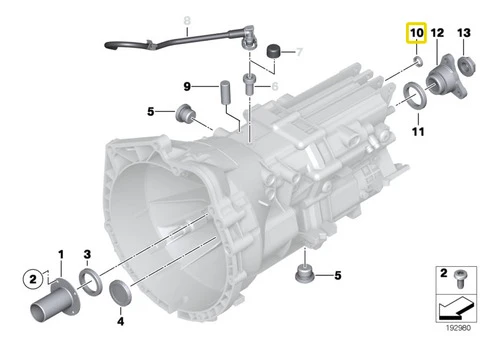 Reten Caja Cambios Manual Para Bmw Serie 5 E12 518 M10 1