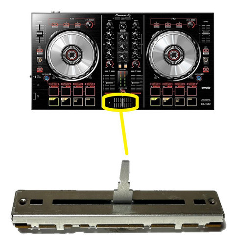 Potenciômetro Crossfader Ddj Sb, Ddj Sb2 Original 0