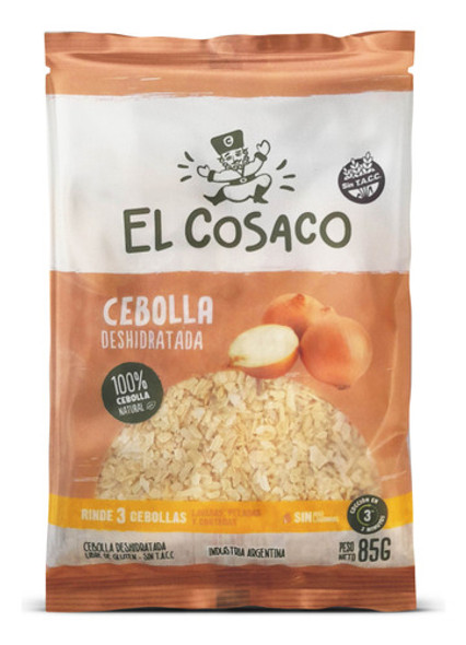 Cebollas Deshidratadas Natural Cosaco Sin Tacc 85g Pack X2 1