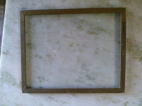 Antiguo Marco,cuadro Madera Con Vidrio,32 X 26 Cm. 0