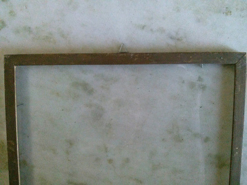 Antiguo Marco,cuadro Madera Con Vidrio,32 X 26 Cm. 1