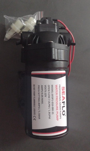 Bomba Dagua 12v Alta Pressão 80psi 1.8gpm 0