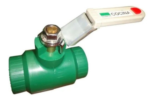 Valvula Esferica Llave Paso Saladillo Verde Fusion 63mm 0