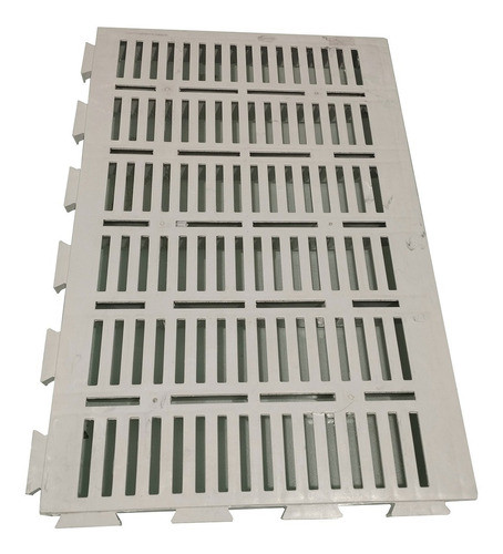 Kit Com 8 Estrado Plástico Branco Modular De Vestiário 60x40 0