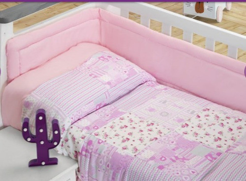 Set Cuna Comun 5 Piezas Bebe + Una Chichonera Mas 1