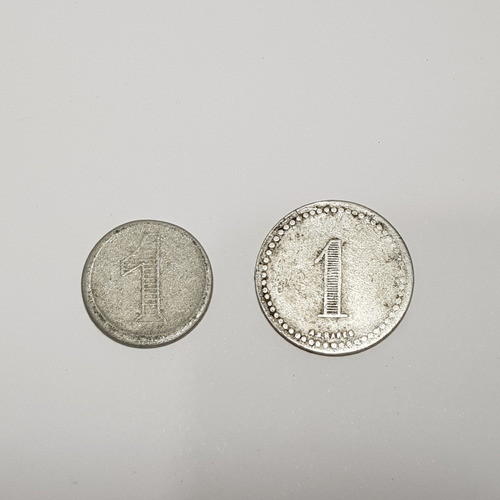 Antiguas Fichas Token Dm 3c Valor 1 Lote X 2 Mag 61270 0