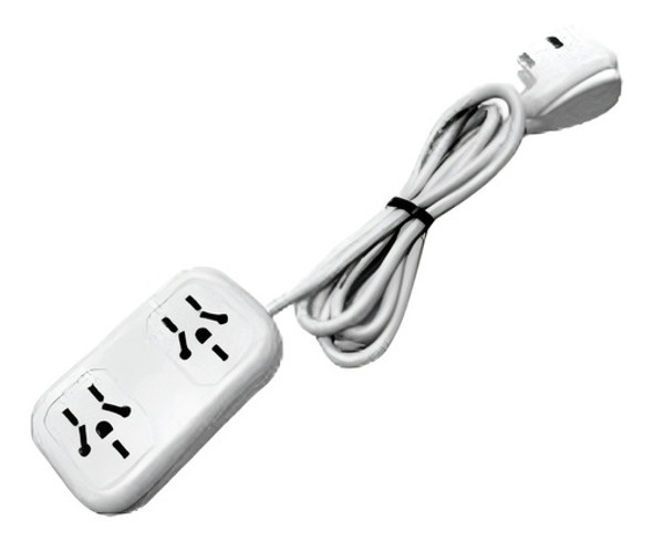 Combo 2 Zapatilla Multificha 3mt, 3 Adaptador Americana 1