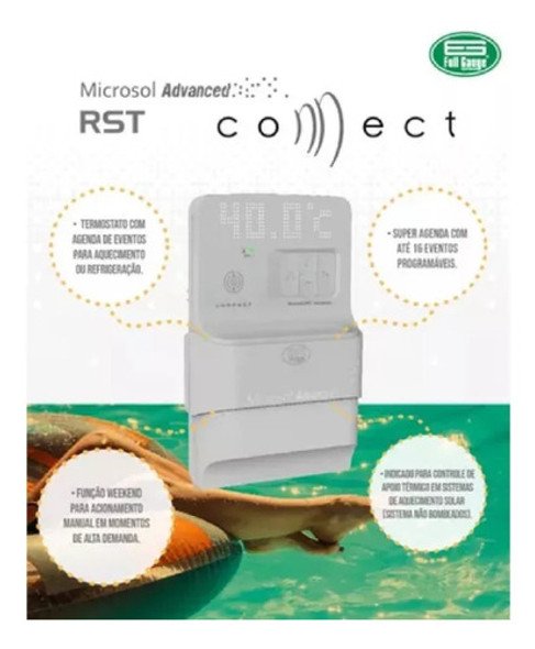 2pçs Termostato Aquecimento Solar Microsol Rst Advanced C/nf 1