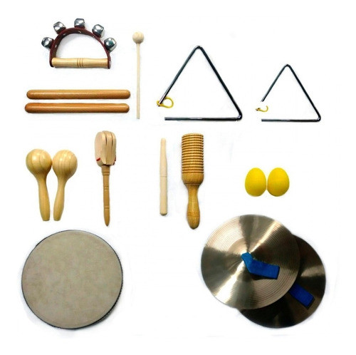 Set De Percusion Para Niños De 8 Instrumentos Con Estuche 1