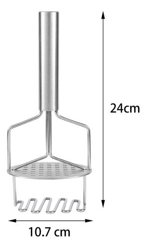 Espremedor De Batata E Ricer Integrado, Prensa Manual 1