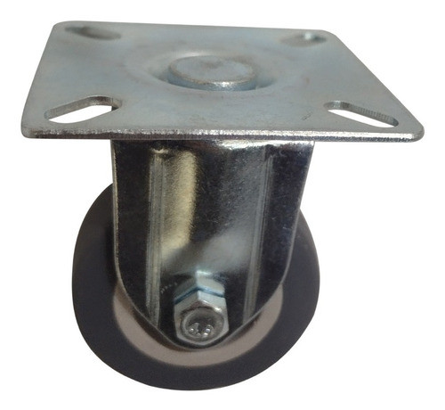 Ruedas De Tpr Gris Diametro 100 Mm Base Fija 0