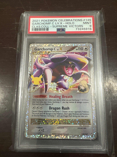 Carta Pokemon Garchomp C Lvx Celebrations Psa9 1