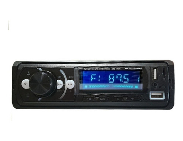 Estereo Frente Fijo Usb Fm Bluetooth Tarj Memoria Auli Sound 0