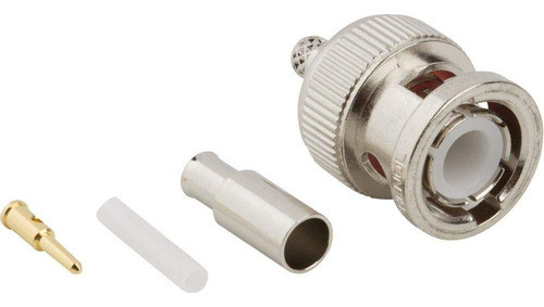 Conector Bnc Macho Crimpear Cable Rg-174 Amphenol 31-315 Rfx 0