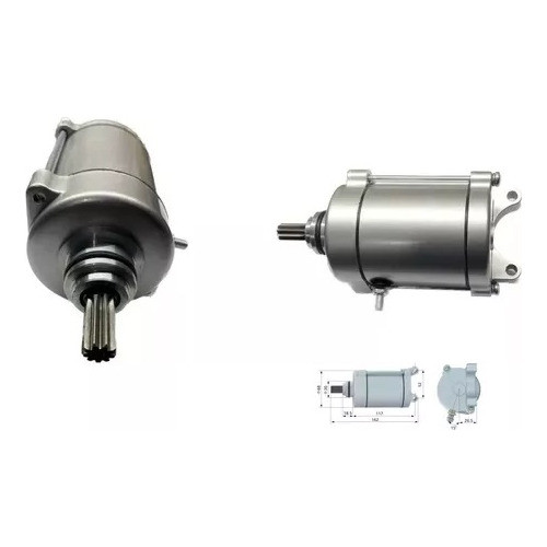 Burro De Arrranque Corven Hunter 50 9 Dientes - 2r 0