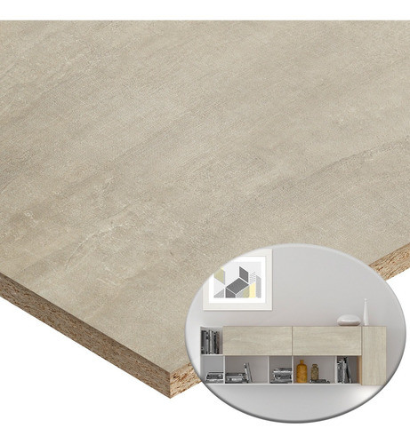 Placa Melamina Aglomerado 18mm 275x 183mm Urban Viena Faplac 0
