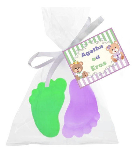 200 Mini Pezinhos (100 Pares) Kit Para Saida  Maternidade 0