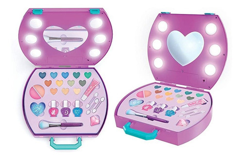 Valija Maquillaje Niñas Con Luz. Make It Real Original. Mpuy 1