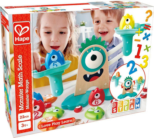 Hape Balanza Matemática De Monstruo 0511-pido Gancho 0