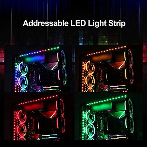 Tira De Luz Led Direccionable Vetroo Tiras Led Dobles Para M 1