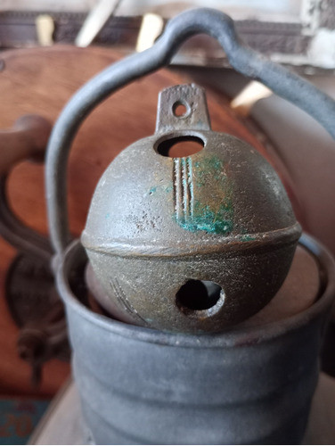 Cascabel Oveja Esquila Estancia Nº 4 Antiguo Unico 1