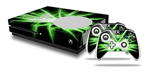 Lightning Green Decal Style Skin Set Se Adapta A Xbox One S 0
