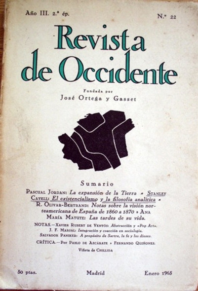 Revista De Occidente-ortega Y Gasset 1965 0