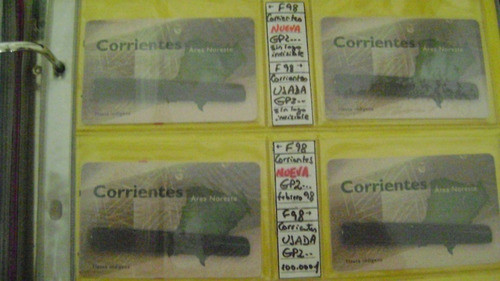 Tarjeta Telefonica Coleccion Telefonica F.98 Corrientes Nv 0