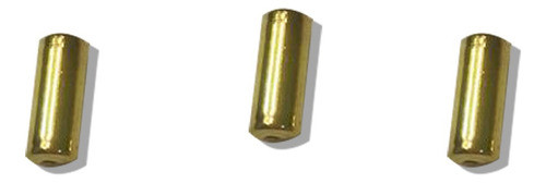 50 Palitos Cilindro Plástico Ccb Dorado Armado Bijou 1