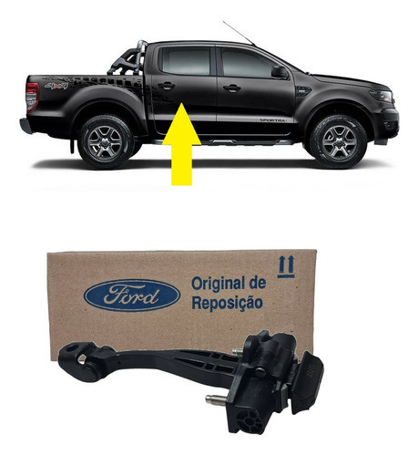 Limitador Porta Traseira - Ld Ford Ranger 2012/2023 Original 1