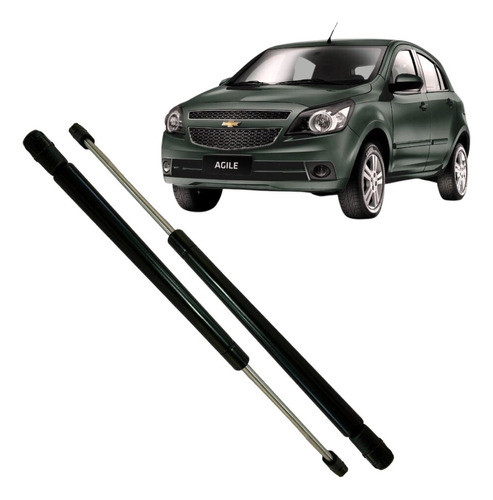 Par Amortecedor Tampa Traseira Agile 2010 2011 2012 2013 0
