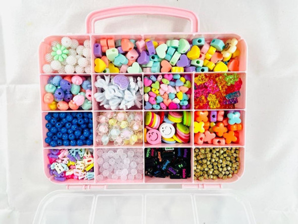 Mega Maleta Miçangas Coloridas Pulseiras + Brinde 4000 Peças 0