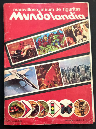 Album Y Suplemento Figuritas Mundolandia 1978 Casi Completo 0