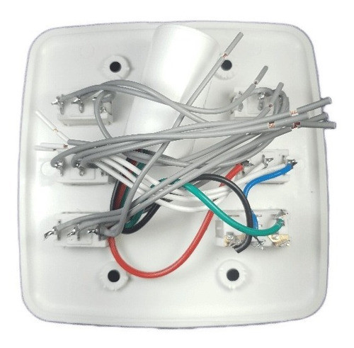 Controle Ventilador De Teto 4x4 C/ Capacitor 220v 4 Interrup 1