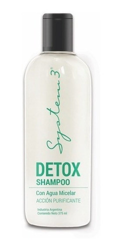 Shampoo Detox Con Agua Micelar X 375ml System-3 0